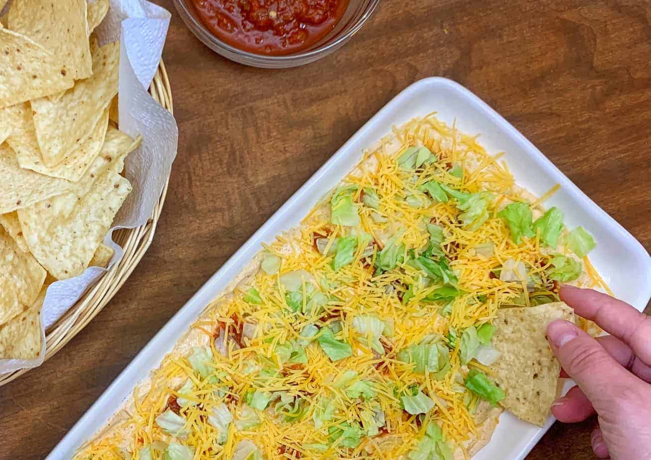 Taco Dip for Game Night